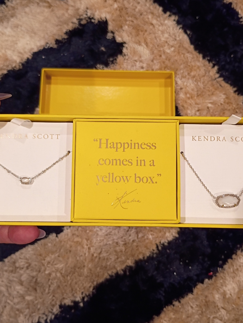 Kendra Scott Silver & Ivory Necklace Set